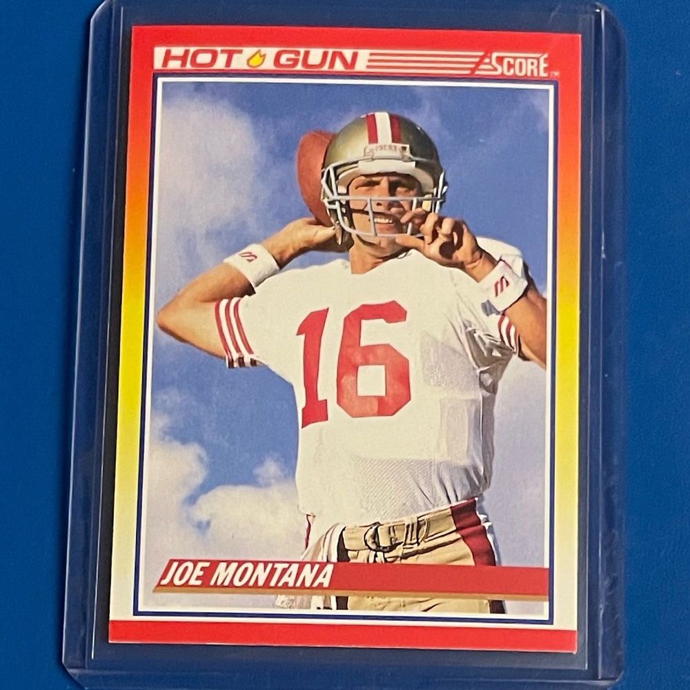 Joe Montana #311 1991 Score [Hot Gun] Football Trading Card